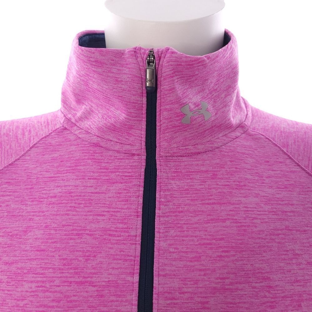 Under Armour Threadbone XL Fitted Heatgear Thumbhole Half Zip Mock Neck Pullover - Picture 8 of 15
